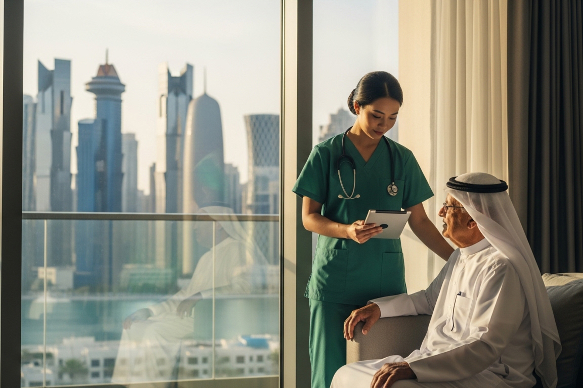 home health care services in qatar